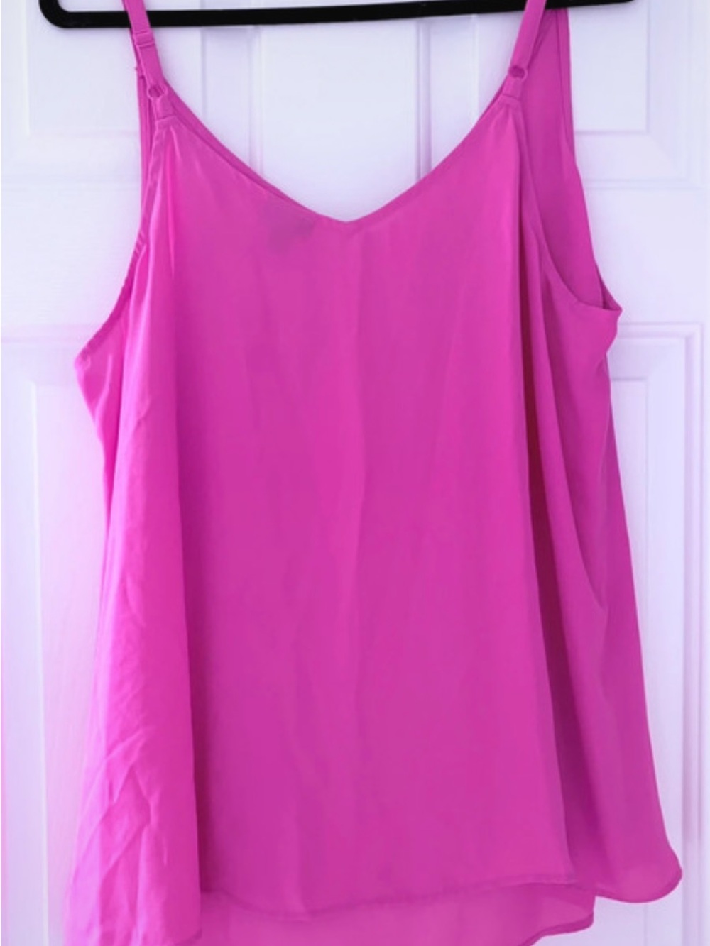 torrid Bright Pink Lightweight V-Neck Adjustable Strap Camisole